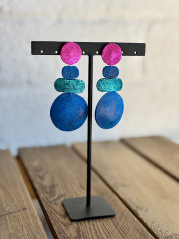 Rosa Leather Earrings