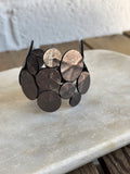 Gunmetal Leather Cuff