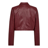 Phoebe Cropped Leather Jacket