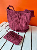 Textured Berry Bag