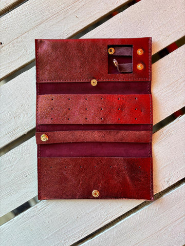 Leather Jewellery Pouch