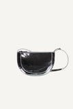 Farou Metallic Half Moon Bag