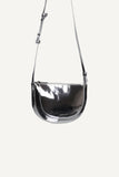 Farou Metallic Half Moon Bag