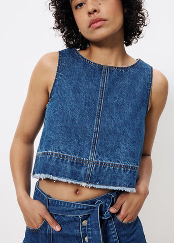 Daphne Blue Jean Top