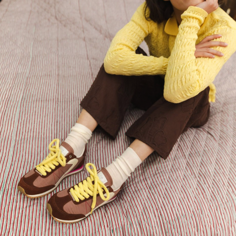 Lina Cognac Trainers