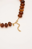Amber Heart Necklace
