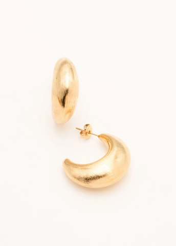 Gold Moon Earrings
