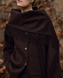 Chocolate Coat and Scarf