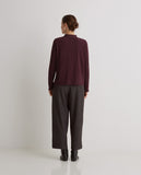 Aubergine Ruffles Shirt