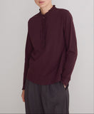 Aubergine Ruffles Shirt