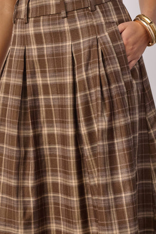 Anya Check Skirt