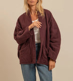Chicago Burgundy Kimono
