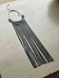 Leather Fringed Neckpiece