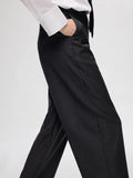 Wool Barrel Trousers