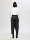 Wool Barrel Trousers