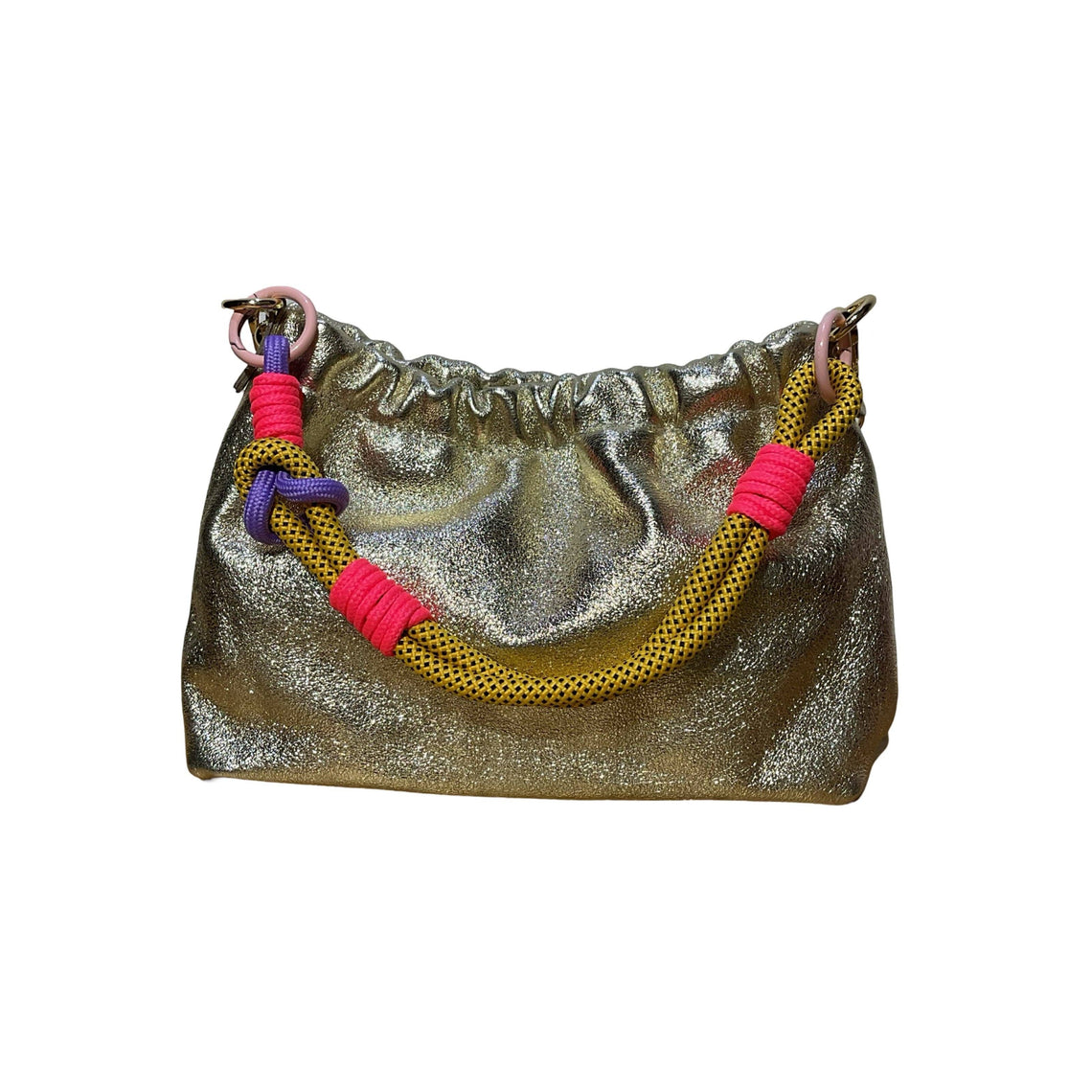 Gold Plissa Bag