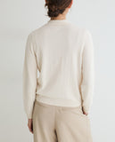 Wool Blend Polo Top