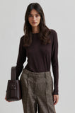 Chocolate Merino Top