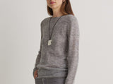 Grey Alpaca Blend Top