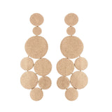 Dot Leather Earrings