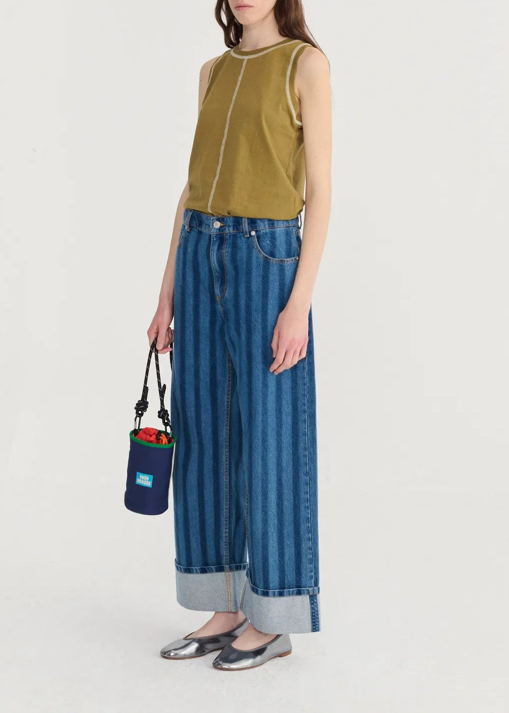 Stripey Blue Jeans
