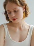 Golden Leaf Earrings