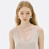 Sculpted Hoop Earrings
