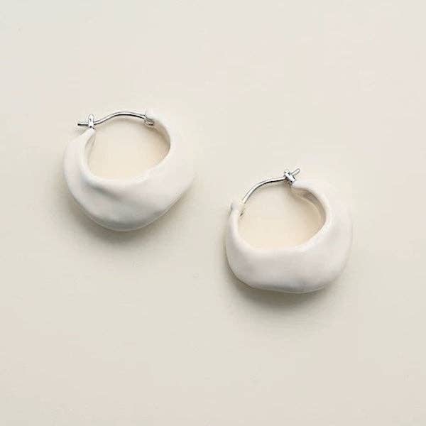 Sculpted Hoop Earrings