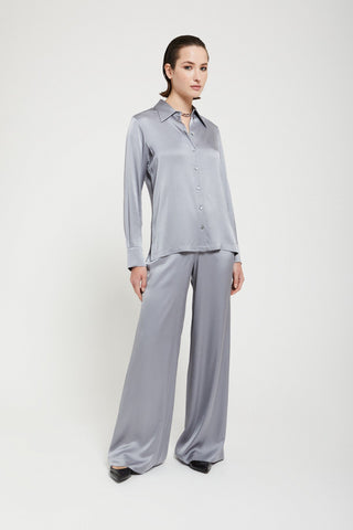 Fog Satin Palazzo Trousers