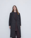 Herringbone Wool Coat