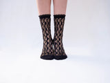 Crescent Gold & Black Socks