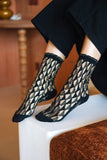 Crescent Gold & Black Socks