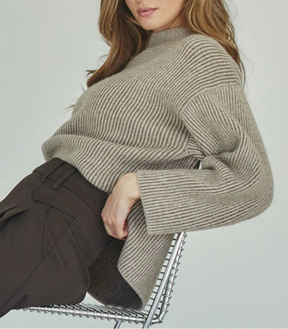 Mocha Rib Knit