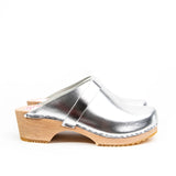 Malma Silver Clogs