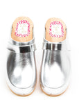 Malma Silver Clogs