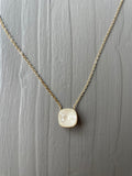 Soft White Crystal Necklace