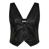 Lana Leather Gilet