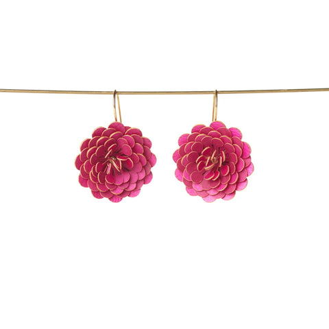 Pompon Earrings