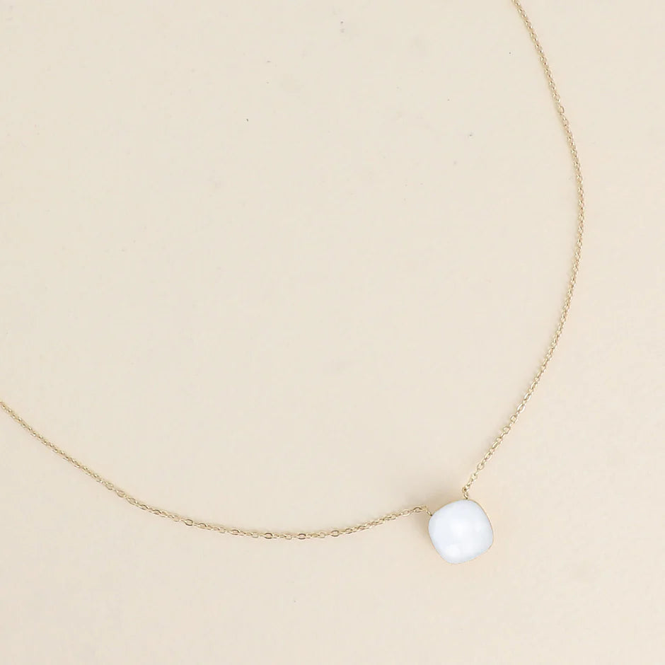 Bea Necklace Powder Grey