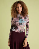 Pink Anemone Mesh Top
