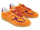 Rife Orange Suede Trainer