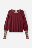 Sigga Burgundy Top