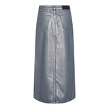 Denim Silver Skirt