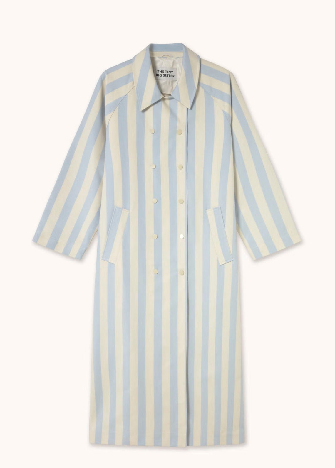 Striped Trench Coat