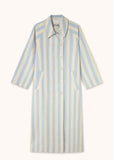 Striped Trench Coat