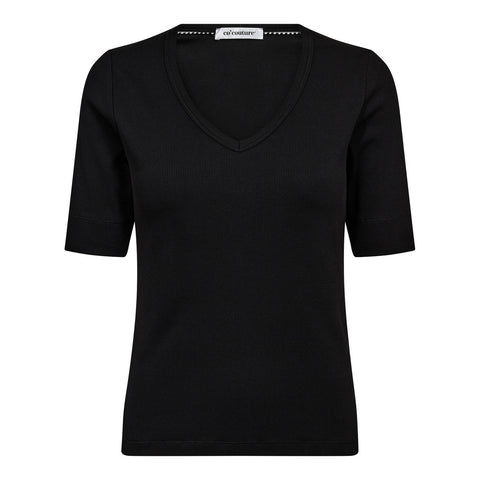 Black V Tee
