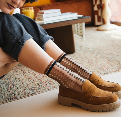Vetrata Brown Socks