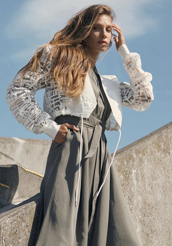 Yarin Bolero White