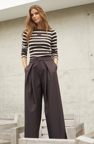 Zella Pleated Trousers