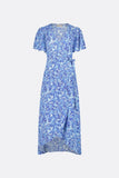 Caribbean Blue Palmetto Dress